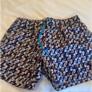 Paul smith men’s bathing suit. Size L. Geometric print